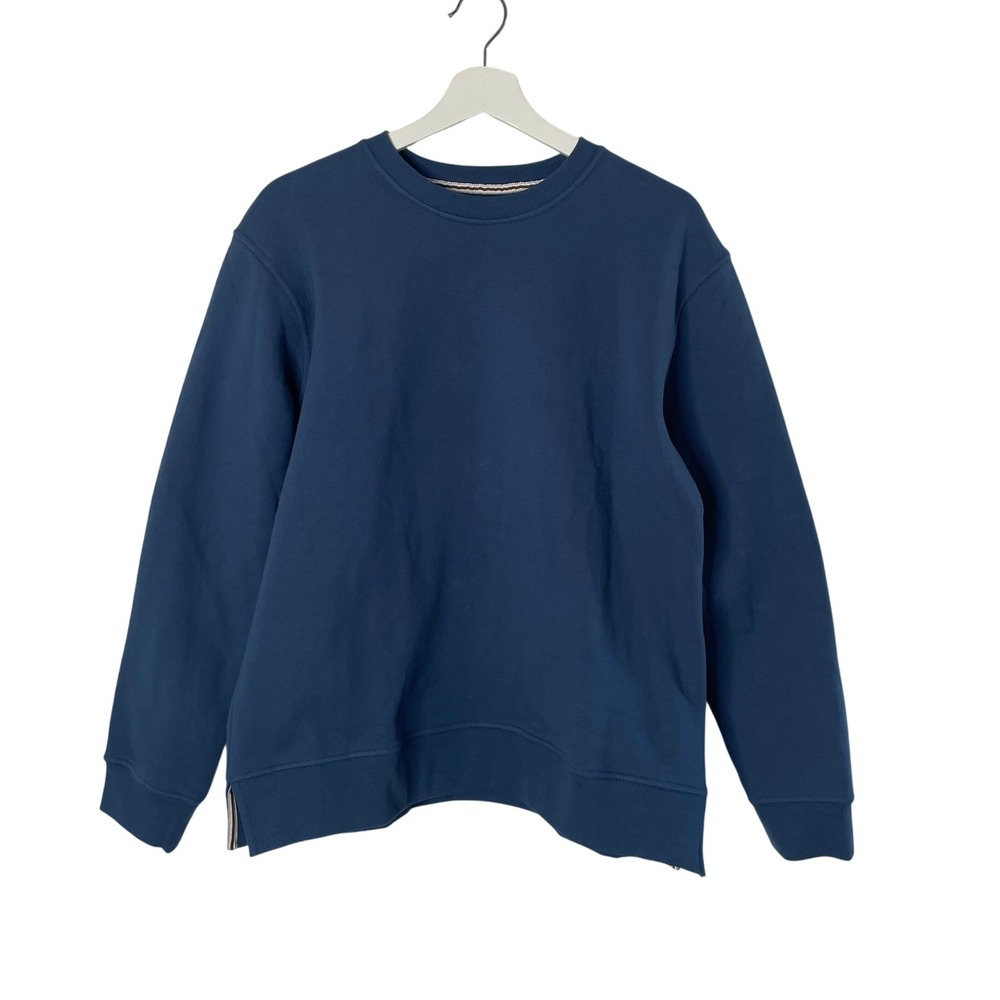 NEW American Giant Classic Crewneck Sweatshirt‎ Womens Medium Blue USA - Picture 2 of 8